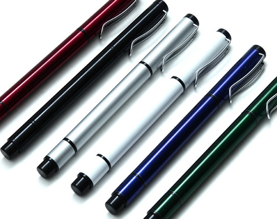 Caneta de Alumínio e Marca Texto