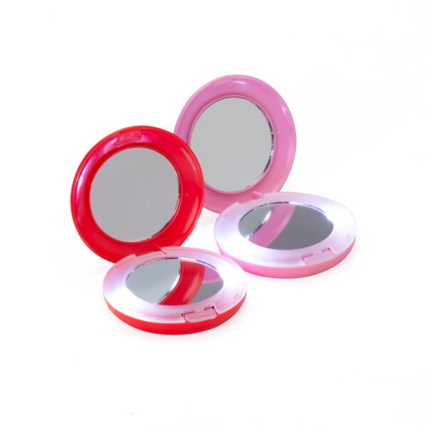 espelho duplo com luz