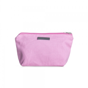 Necessaire-de-Lona-com-Plaquinha-ROSA-CLARO