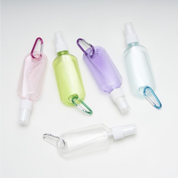 chaveiro com frasco plastico