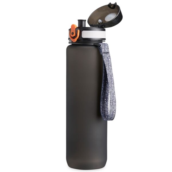 garrafa de plastico 1l preta